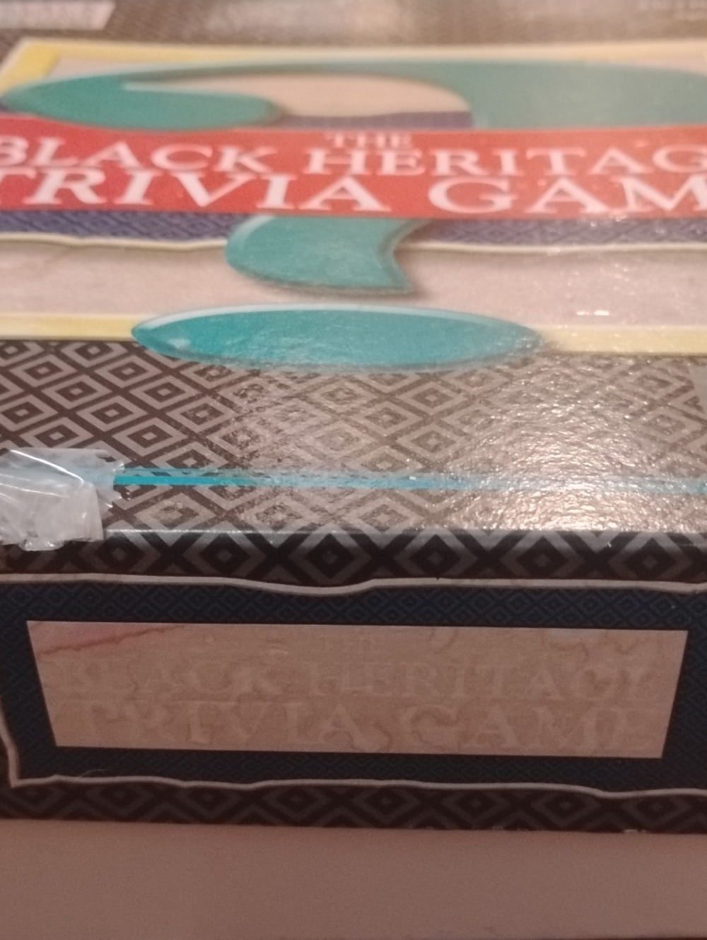 Black Heritage Trivia Game - Teal and Black